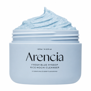 arencia fresh blue hyssop rice mochi cleanser 120g